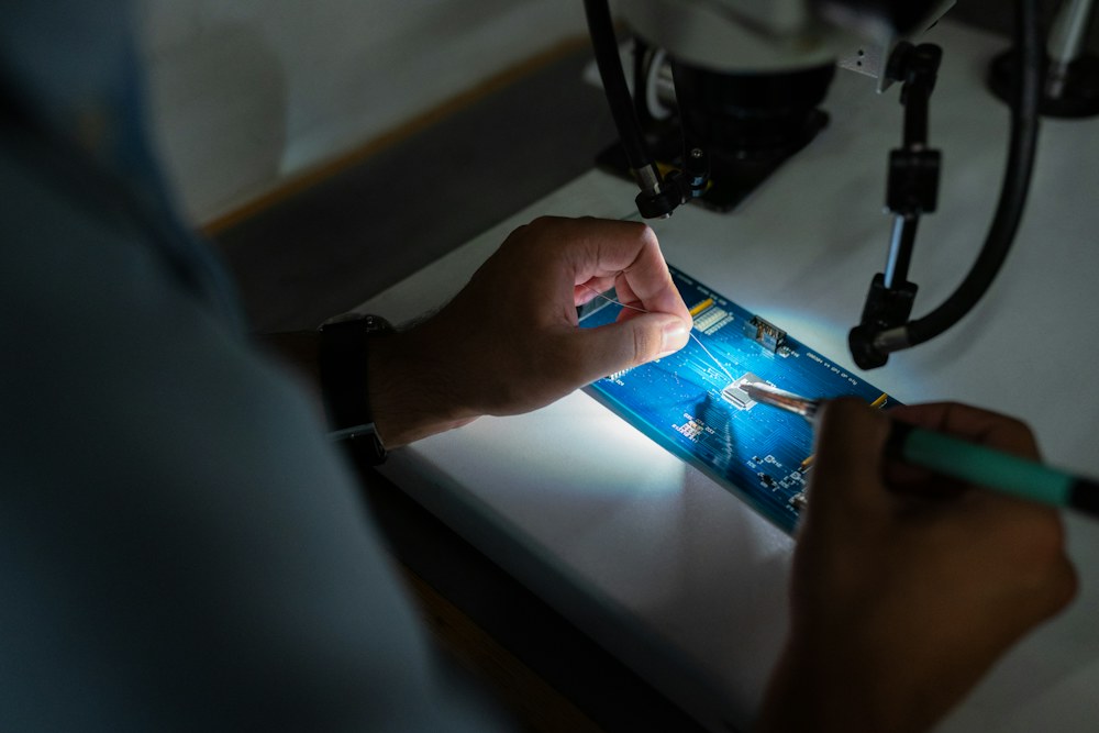Equipment in a practical workshop