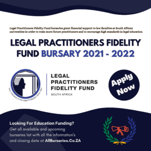 Legal Practitioners Fidelity Fund Bursary