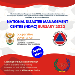 National Disaster Management Centre (NDMC) Bursary