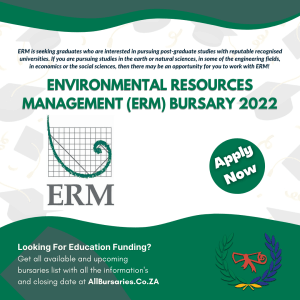 Environmental Resources Management (ERM) Bursary
