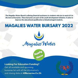 Magalies Water Bursary 2022