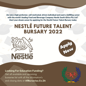Nestlé Future Talent Bursary 2022