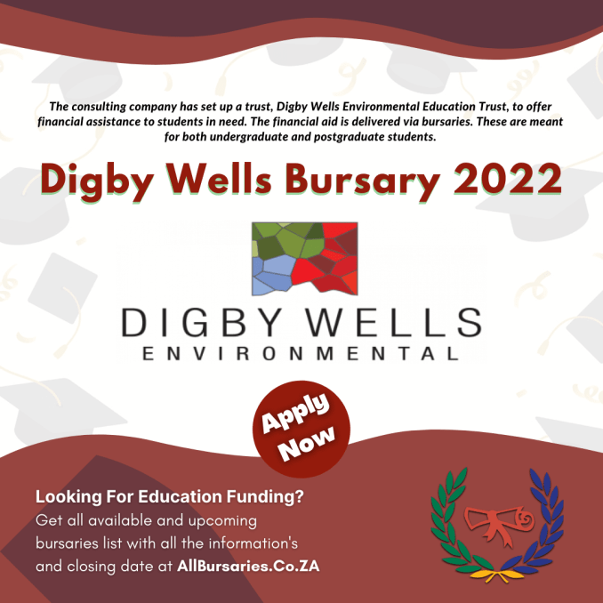 Digby Wells Bursary 2022