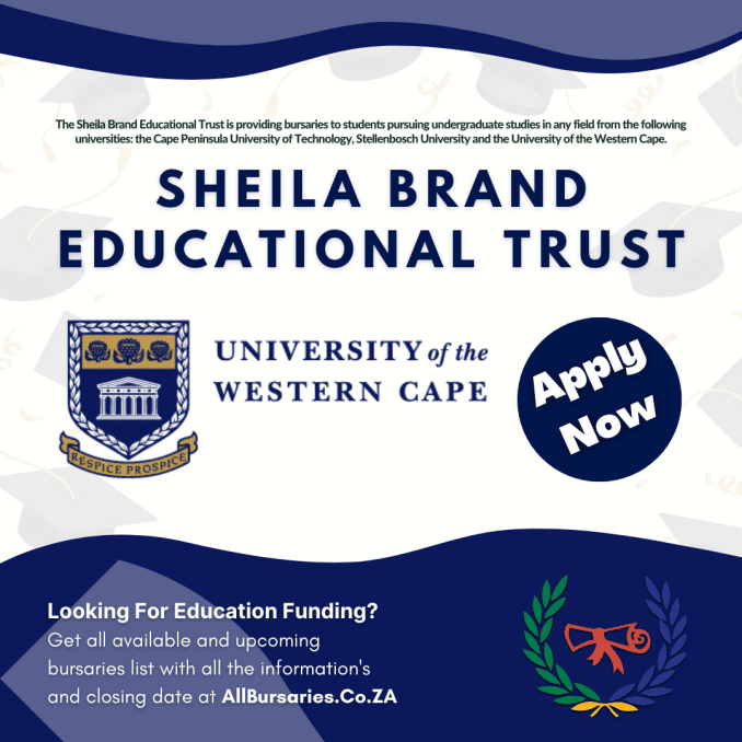 Sheila Brand Educational Trust Bursary